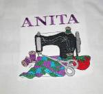 Picture of Sewing Machine and Quilt Machine Embroidery Design