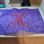 Picture of Vining Monogram M Machine Embroidery Design