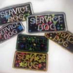 Picture of Service Dog Label Machine Embroidery Design