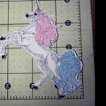 Picture of Rearing Unicorn Machine Embroidery Design