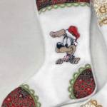 Picture of Santa Dog Machine Embroidery Design