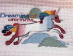 Picture of Dreaming of Unicorns Machine Embroidery Design