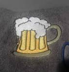 Picture of Mug of Beer Machine Embroidery Design