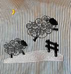 Picture of Jumping Sheep Machine Embroidery Design