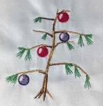 Picture of Xmas Tree Machine Embroidery Design