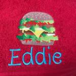 Picture of Cheeseburger Machine Embroidery Design