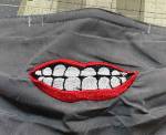 Picture of Person Mouth Machine Embroidery Design