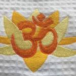 Picture of Om Flower Machine Embroidery Design