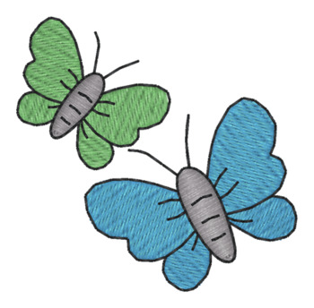 Butterfly Garden Machine Embroidery Design