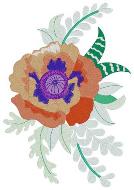 Picture of Floral Machine Embroidery Design