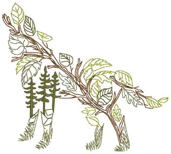 Wildlife Machine Embroidery Design