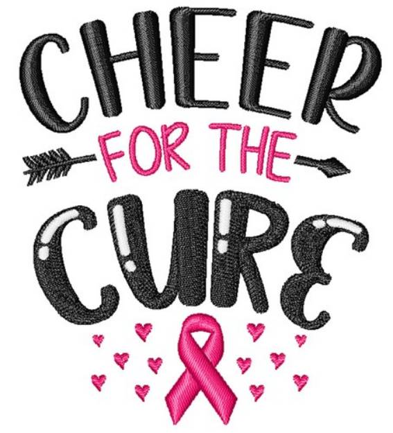 Picture of Cheer for the Cure Machine Embroidery Design