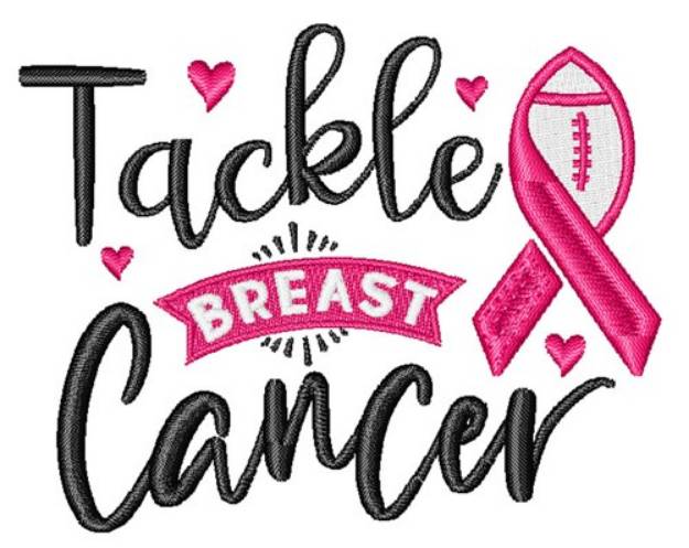Picture of Tackle breast cancer Machine Embroidery Design