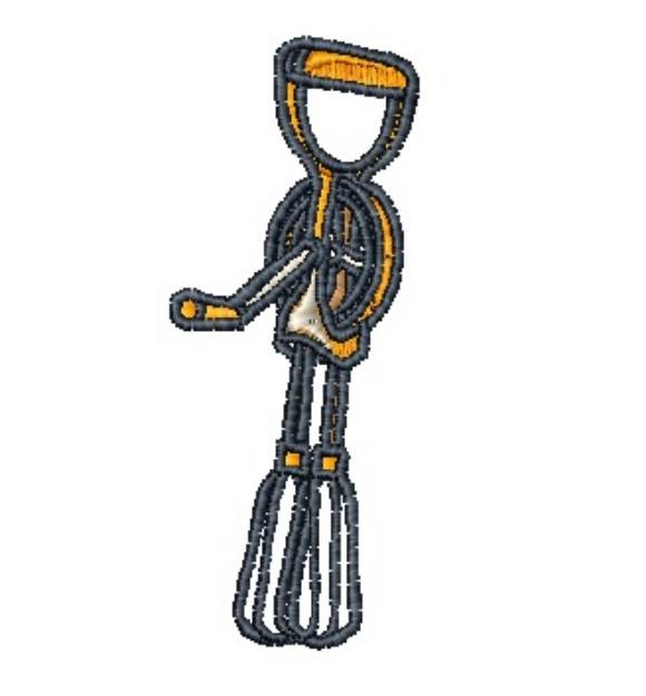 Picture of Cooking Beaters Machine Embroidery Design