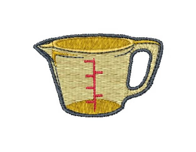 Picture of Cooking Measuring Cup Machine Embroidery Design