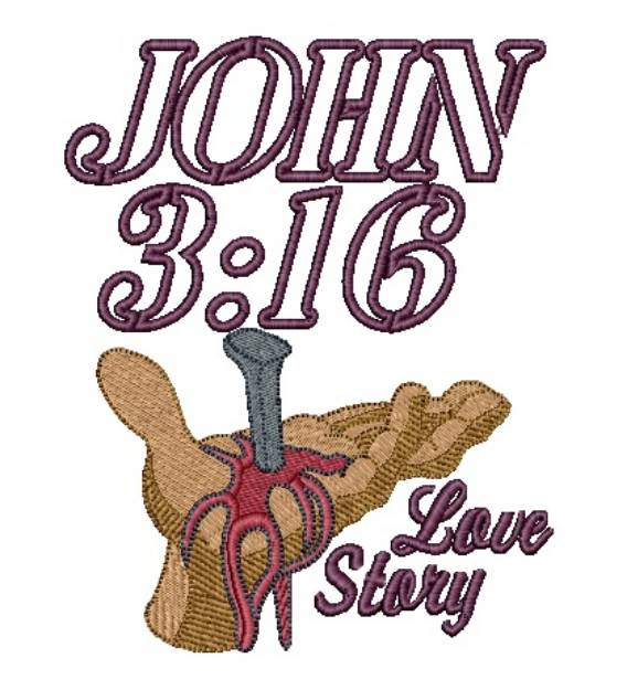 Picture of John Love Story Machine Embroidery Design