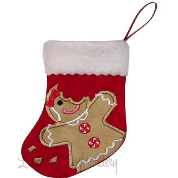Picture of Gingergirl Bitten Stocking (4.6 x 5.9-in)