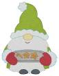 Picture of Baking Cookies Gnome Machine Embroidery Design