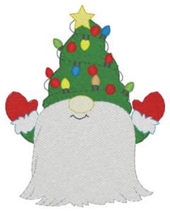 Picture of Tree Hat Gnome Machine Embroidery Design