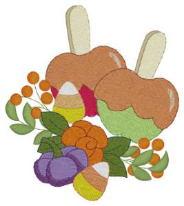 Picture of Caramel Apples Machine Embroidery Design