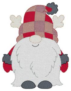 Picture of Reindeer Gnome Machine Embroidery Design
