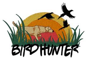 Picture of Bird Hunter Machine Embroidery Design