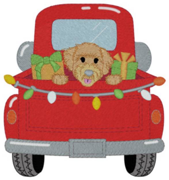 Picture of Labradoodle Machine Embroidery Design