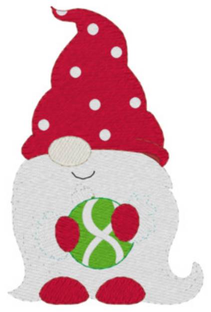 Picture of Ornament Gnome Machine Embroidery Design