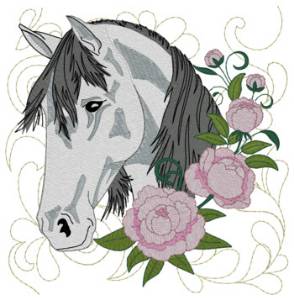 Picture of Andalusian Quilt Square Machine Embroidery Design