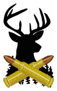 Picture of Sm. Deer Hunting Machine Embroidery Design