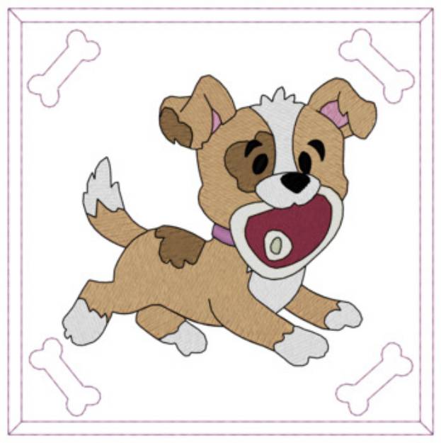Picture of Steak Puppy Machine Embroidery Design