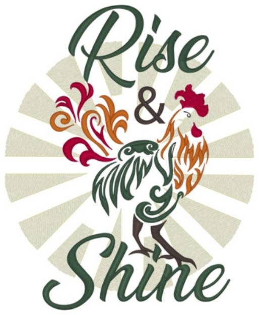 Picture of Rise & Shine Machine Embroidery Design