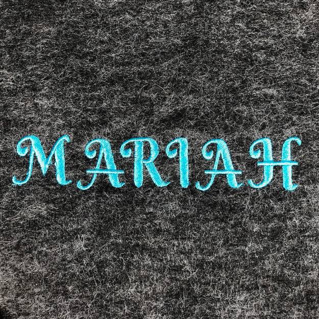 Picture of Mariah Monogram Embroidery Font