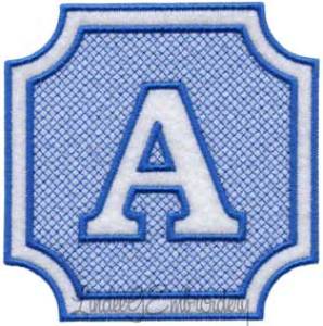Picture of A - Embossed Monogram 
