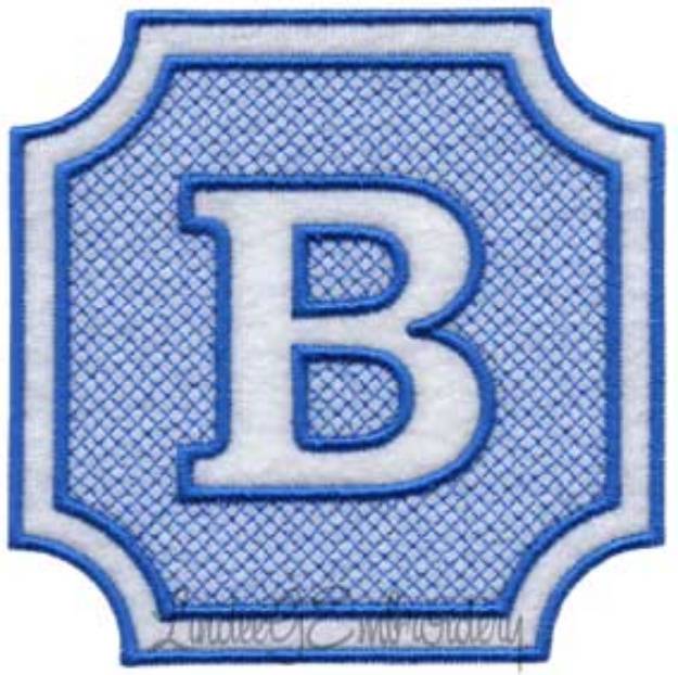 Picture of B - Embossed Monogram 