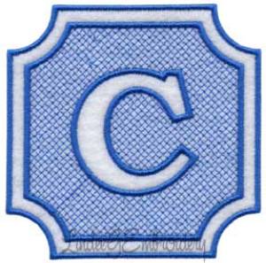 Picture of C - Embossed Monogram 