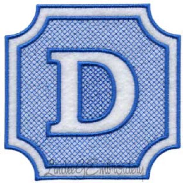 Picture of D - Embossed Monogram 