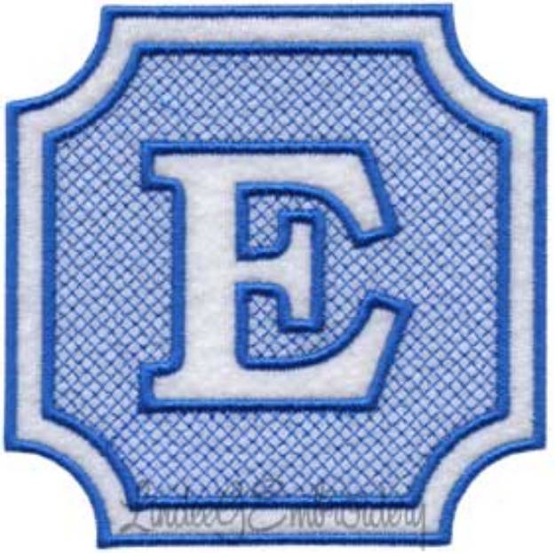 Picture of E - Embossed Monogram 