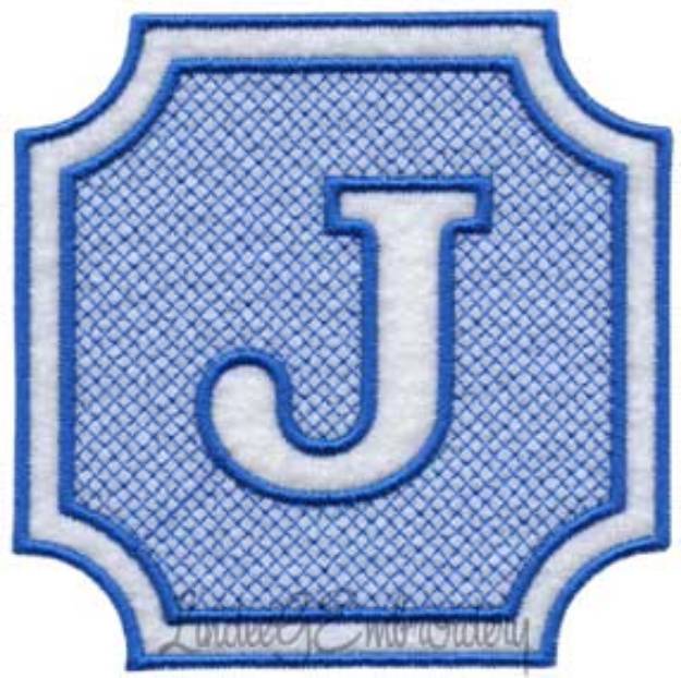 Picture of J - Embossed Monogram 