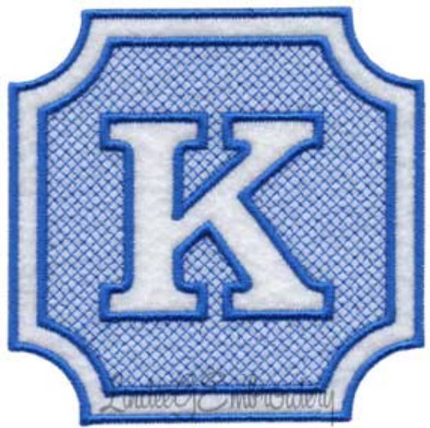 Picture of K - Embossed Monogram 