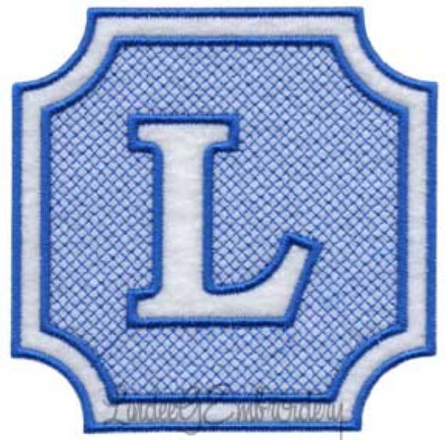 Picture of L - Embossed Monogram 