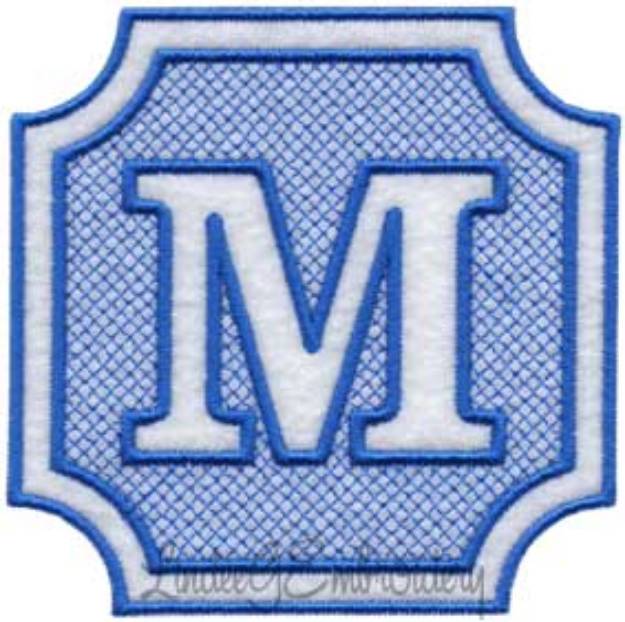 Picture of M - Embossed Monogram 