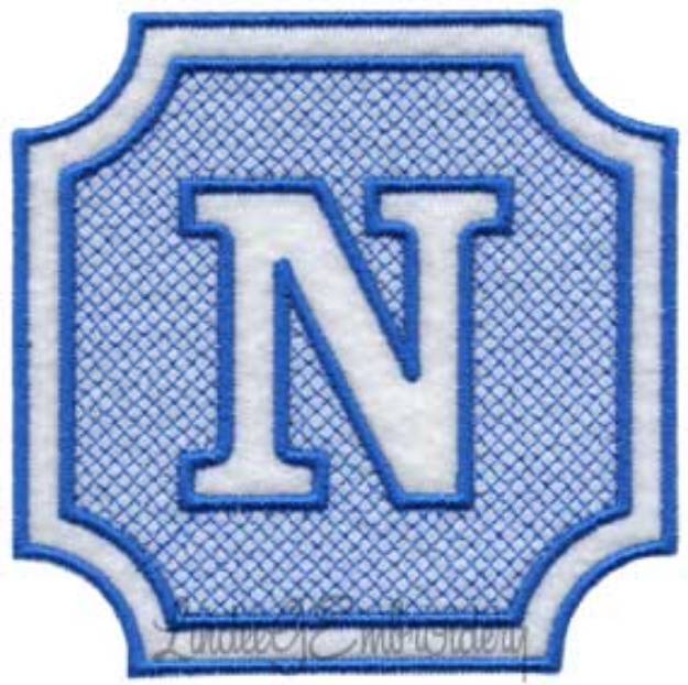 Picture of N - Embossed Monogram 