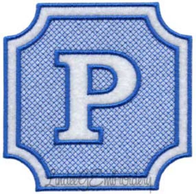 Picture of P - Embossed Monogram 