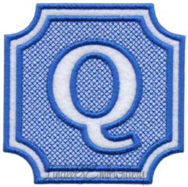 Picture of Q - Embossed Monogram 