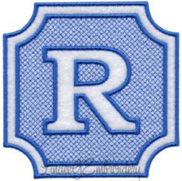 Picture of R - Embossed Monogram 
