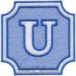 Picture of U - Embossed Monogram 