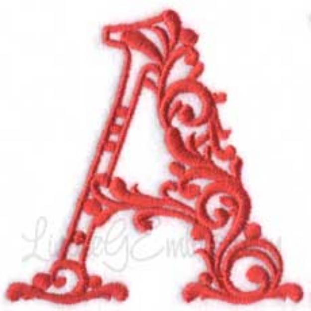Picture of Wrought Iron Monogram A 