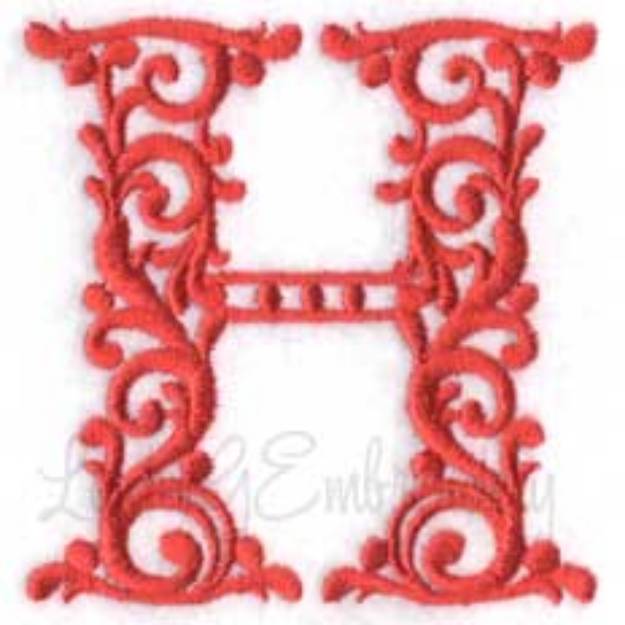 Picture of Wrought Iron Monogram H 