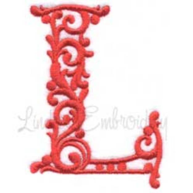 Picture of Wrought Iron Monogram L 
